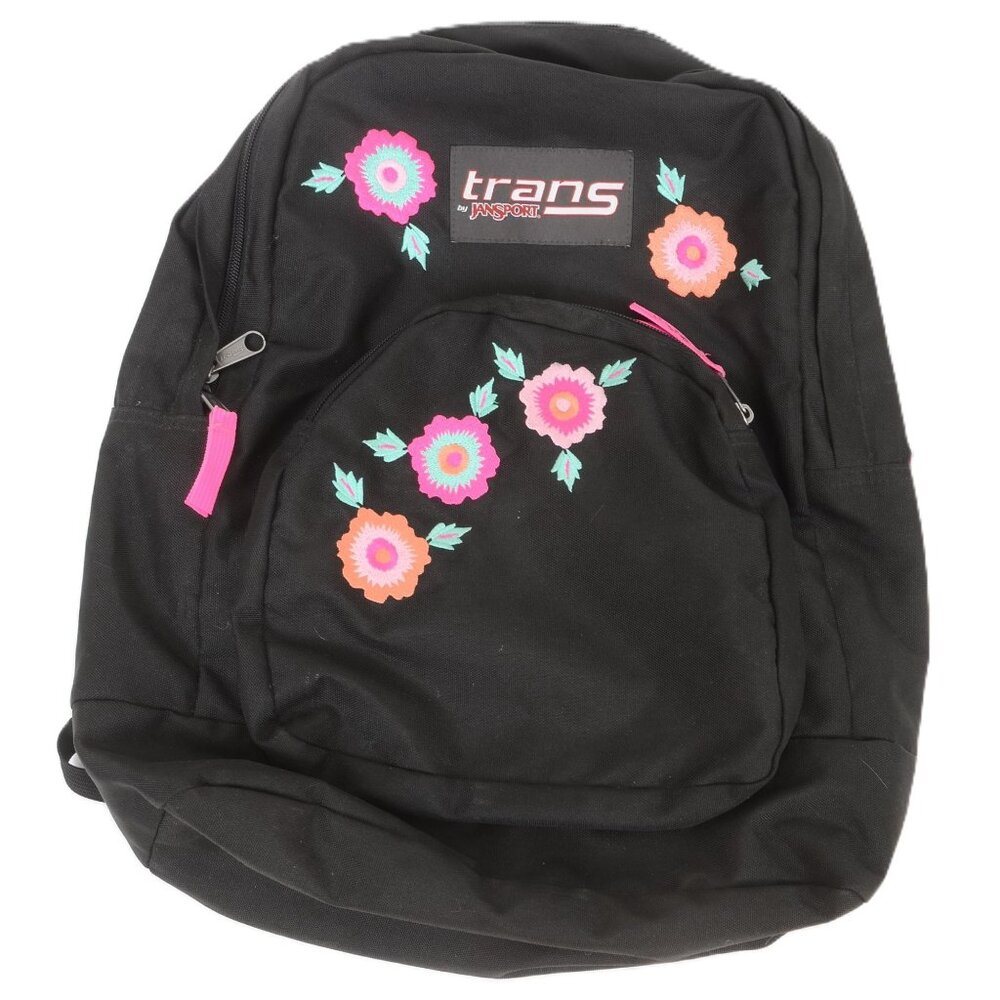 Jansport Trans Overt Rosa Colorful Pink Floral Backpack School Work Bag Rucksack